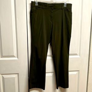 Hiview Forest Green 2 Pocket High Rise Casual Pants Size 14